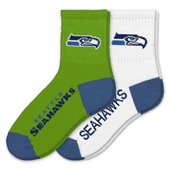 Click here to buy NFL Seattle Seahawks Mens Two Pack by For Bare Feet.