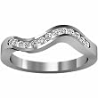 14K White Gold Diamond Ring/Band - 0.20 Ct.