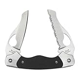 Byrd Wings Slip-It Plain/Serrated Edge Knife, Black