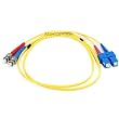 Fiber Optic Cable, SC/ST, Single Mode, Duplex - 1 meter (9/125 Type)