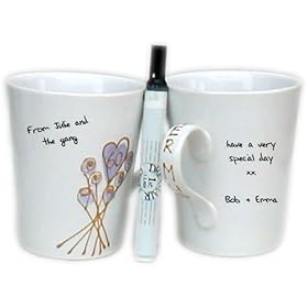 60th Anniversary Signed and Sealed His/Her Mugs