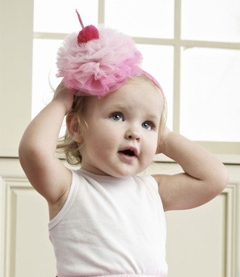 Mud Pie Baby Girls Infant Puff Headband