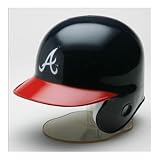 Atlanta Braves Miniature Replica MLB Batting Helmet w/Left Ear Covered by Riddell