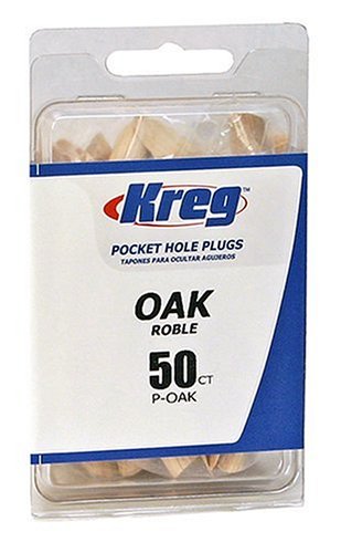 Kreg P-OAK Oak Plugs for Pockets (50-Pack)