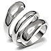 Lanyjewelry Designer Style 316 Stainless Steel Plain Women's Fashion Ring