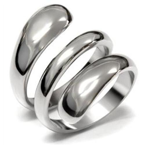 Lanyjewelry Designer Style 316 Stainless Steel Plain Women's Fashion Ring