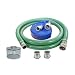 Abbott Rubber PVC Suction and Discharge Hose Pump Kit, Green / Blue, 2" Male X Female Aluminum Cam and Groove, 2" ID