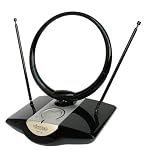 Produkt-Bild: Vivanco TV/ Radio Design-Zimmerantenne, aktiv bis 40dB