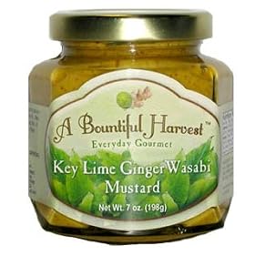 Key Lime Ginger Wasabi Mustard - A Bountiful Harvest Everyday Gourmet