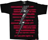 Skelanimals: Skulls with Lighting Strike Black T Shirt