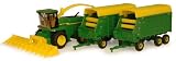 Learning Curve Brands John Deere - 1:64 Forage Harvester with Wagons