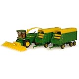 Learning Curve Brands John Deere - 1:64 Forage Harvester with Wagons by Learning Curve Brands