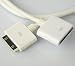 White Dock Extension Cable For Iphone 4 3gs 3g Ipod Touch Ip