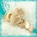 14K Contemporary Yellow Gold Claddagh Ring