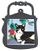 Kettle Iron Trivet - Black & White Cat