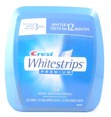 Crest Whitestrips Premium- 7- Day Dental Whitening Formula System, 28 Strips