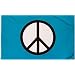 Peace Sign Standard Flag: 3x5 foot Poly