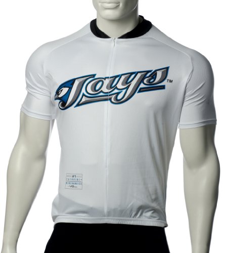MLB Toronto Blue Jays Men's Cycling Jersey, White, Large