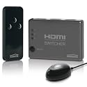 Marmitek - Connect 310 - HDMI-Umschalter automatisch, mit 3 Eing&auml;nge und 1 Ausgang, inklusiv Fernbedienung