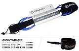 Culprit Classic Neoprene 6ft Surfboard Leash - Blue