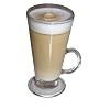 2 x Stylish Latte Glass, Coffee Cup, Mug, Hot Chocolate