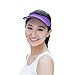 Outdoor portable unisex neoprene sun visor hat,lightweight waterproof and stylish,both sides wearable (Purple)