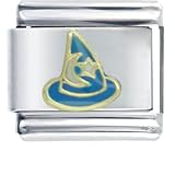 Animal Disney Gold Sorceror Hat Licensed Italian Charms Bracelet Link