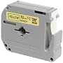 Brother Tape Cartridges 0.5IN Wide Black On Yellow