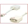 PTC Premium Mini-DisplayPort Male to DVI Female Adapter Cable - 6 inches for Mac