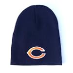 Chicago Bears Classic Knit Beanie in Navy with Embroidered Logo (Officially Licensed NFL Apparel)
