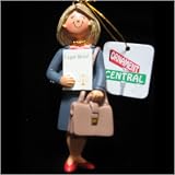 Ornament Central Lawyer Female Blonde Ornament