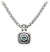 

Sterling Silver Pendant w/ Blue Topaz from The Metro Collection, 17"  by Zina