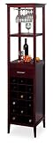 FTS - Wine Tower w/Glass Holder and 18 Bottles of Wine 136-220-07