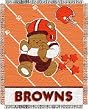 Cleveland Browns 36"x48" Woven Baby Throw Blanket - Football Sports Merchandise