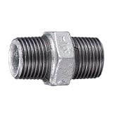 ニップル 可鍛鋳鉄製管継手 (白) (3/4B)×47L NI