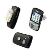 CELLET BLACK RUBBERIZED PROGUARD COVER CASE (with detachable belt clip) for PALM TREO 680 - RETAIL PACKAGING