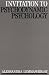 Invitation to Psychodynamic Psychology (Exc Business And Economy (Whurr))