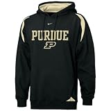 Nike Purdue Boilermakers Black Pass Rush Hoody Sweatshirt