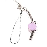 Hand Crafted Cellular Phone Charm - Sports Whistle - Multi Colors