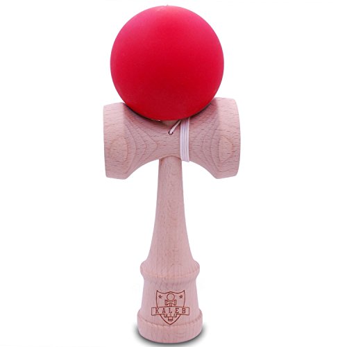 Kaleb Kendama Rubberized Red Matte And Extra String