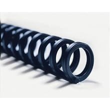 GBC ProClick Spines, 0.375 Inch, Black, 45-Sheet Capacity, 25 per Box (2515662)