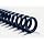GBC ProClick Spines, 0.375 Inch, Black, 45-Sheet Capacity, 25 per Box (2515662)