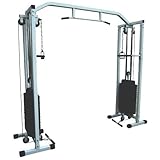 BodyRip POWER CAGE + 180kg WEIGHTS CABLE CROSSOVER EXERCISE MACHINE WORKSTATION