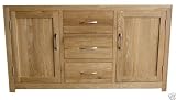 Solid Oak 2 Door 3 Drawer Sideboard Home Dinning Room Furniture Sale Ends 01022010 Will Never Be This Price Again