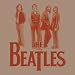 Search : Beatles T-shirt sketch portrait 'Funky' Khaki / Orange tee