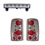 00-06 Chevy Surburban Chrome Taillights + LED 3RD Brake Light Combo by Luminx Lighting