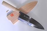 YOSHIHIRO- Shiroko-Kasumi Deba Chef Knife 8.25