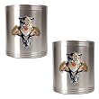 Florida Panthers 2pc Stainless Steel Can Holder Set- Primary Logo NHL Hockey