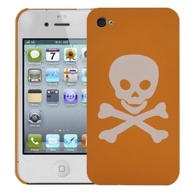 Logotrans Pirate Series Hartschale f&uuml;r Apple iPhone 4 orange Preisvergleich