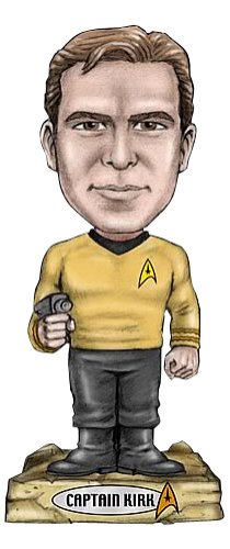 Wacky Wobbler Star Trek: Talking Captain Kirk
